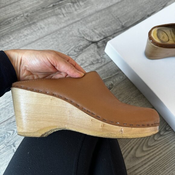 No. 6 Wedge Clog in Palomino (size 39) - Picture 9 of 15